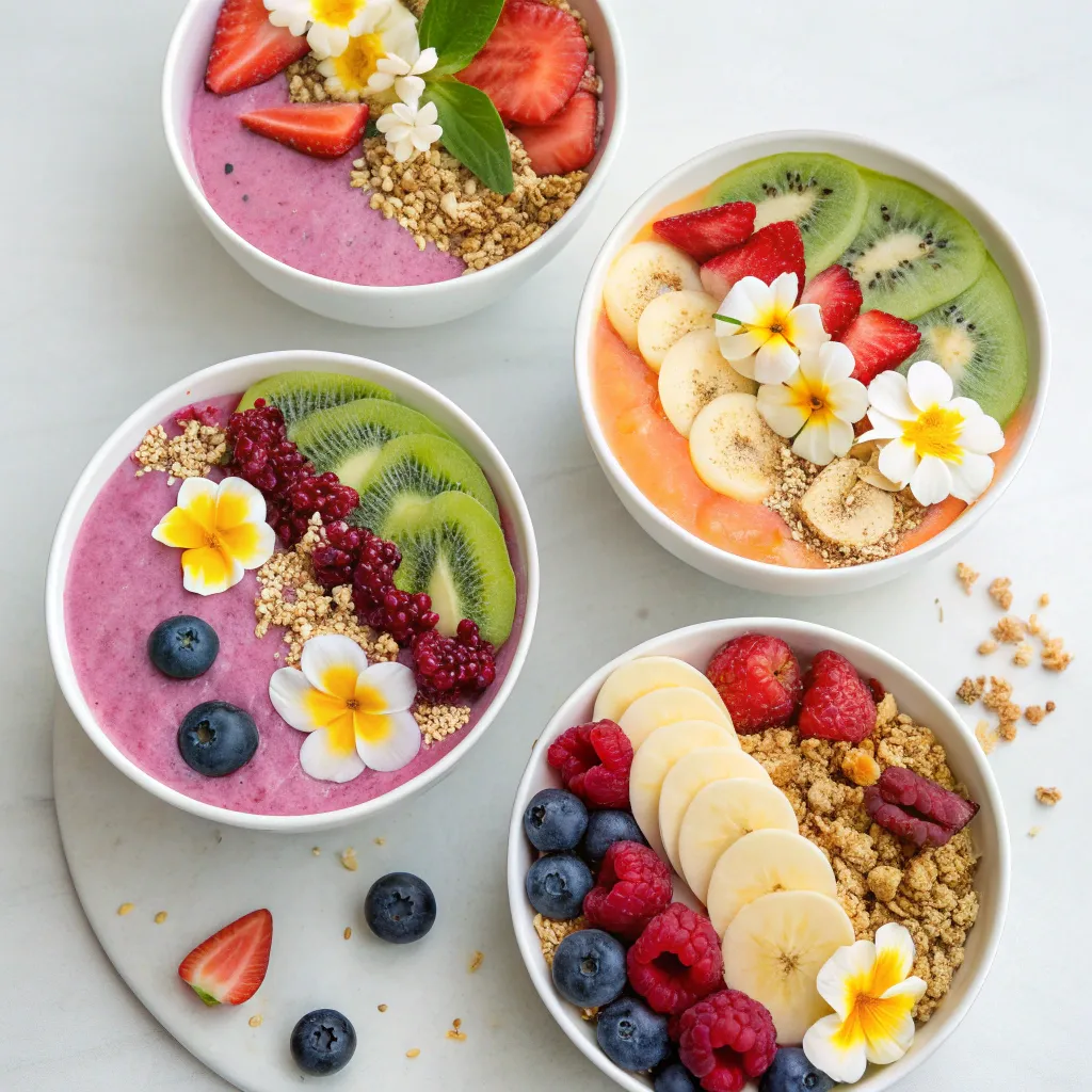 Colorful Smoothie Bowls